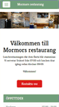Mobile Screenshot of mormors.gastrogate.com