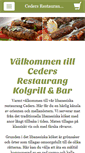Mobile Screenshot of ceders.gastrogate.com