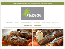 Tablet Screenshot of ceders.gastrogate.com