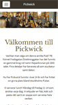 Mobile Screenshot of pickwick.gastrogate.com