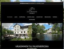 Tablet Screenshot of falkenbergskakvarnen.gastrogate.com